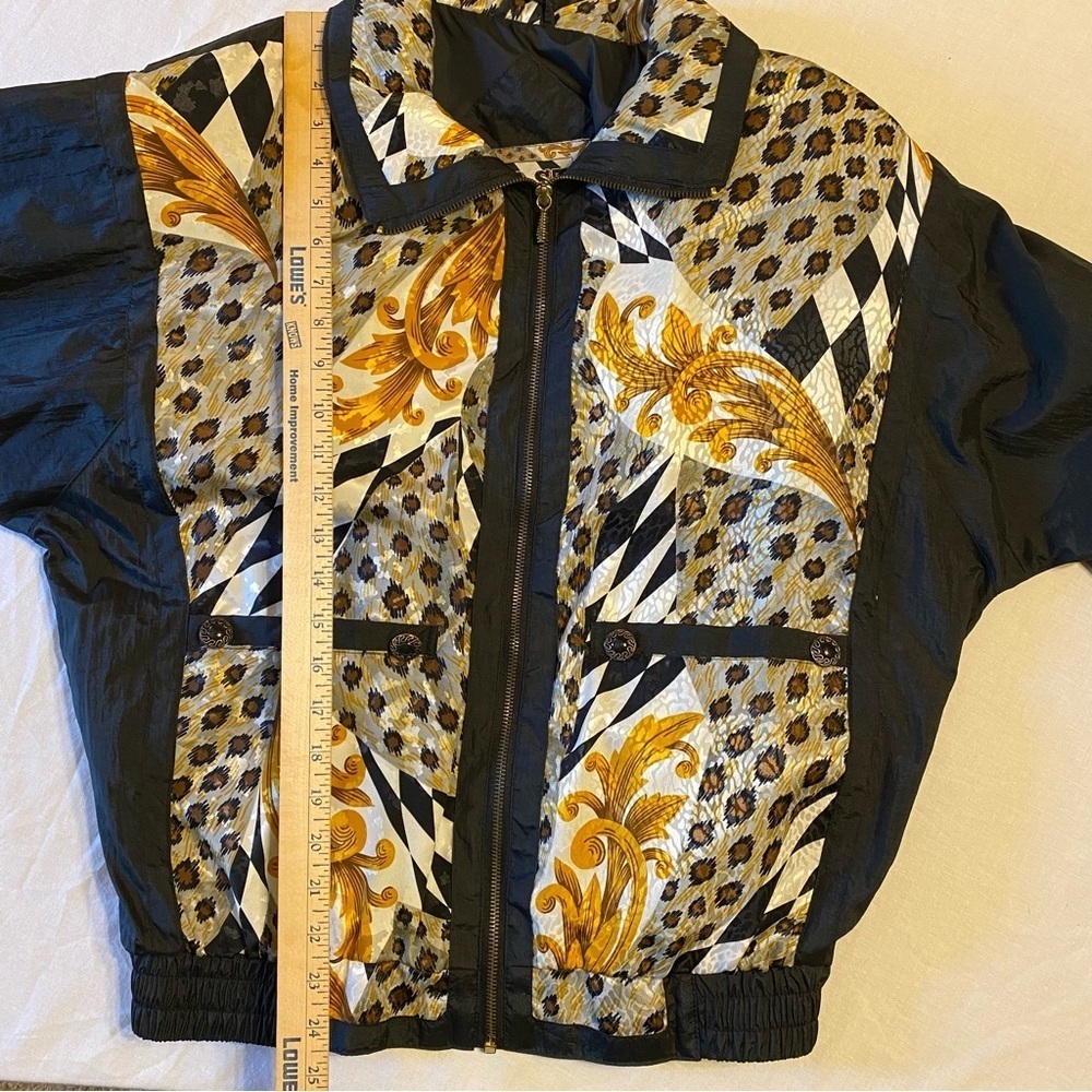 Vintage East West Animal Print Windbreaker Jacket Fullzip Women’s Small NWT - Picture 15 of 16